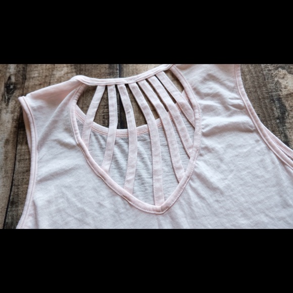 Betsey Johnson Pink Tank Top Medium - Picture 4 of 5